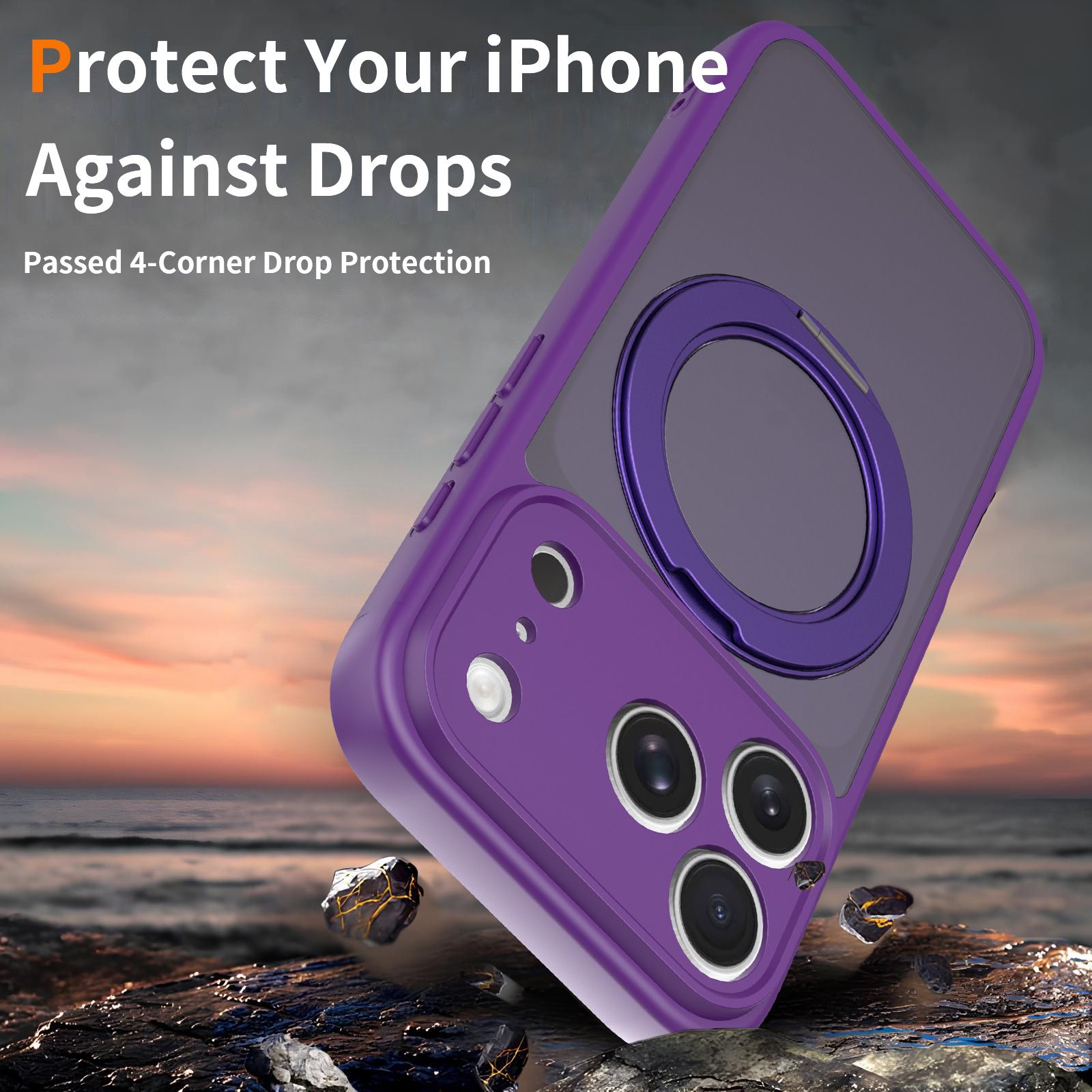 Orbit Frost 360° Rotating Stand Skin-Feel Case — 326