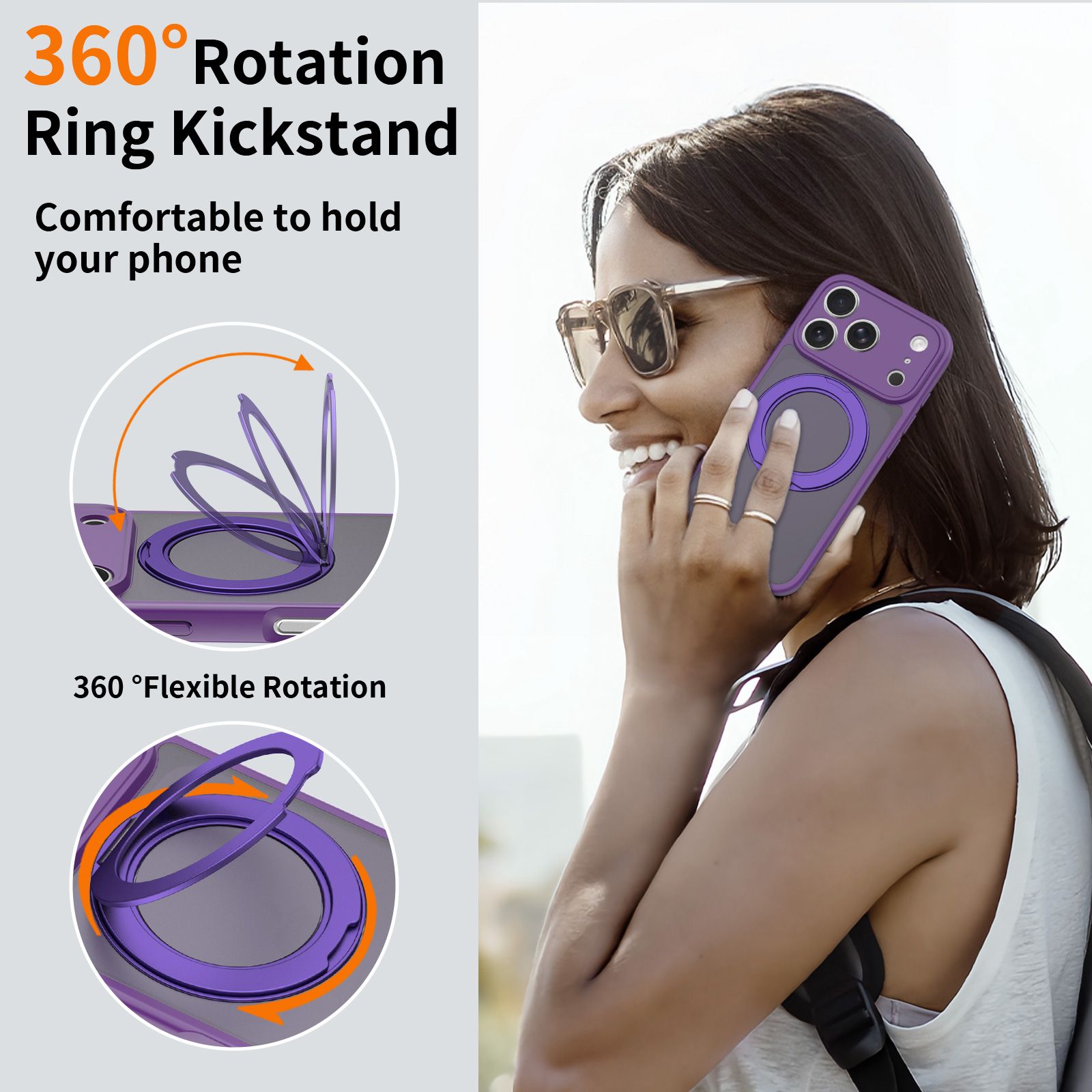 Orbit Frost 360° Rotating Stand Skin-Feel Case — 327