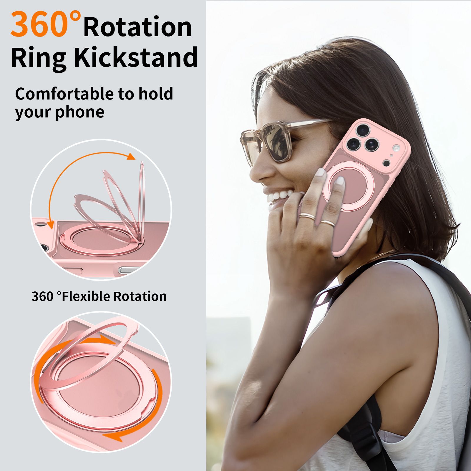 Orbit Frost 360° Rotating Stand Skin-Feel Case — 320