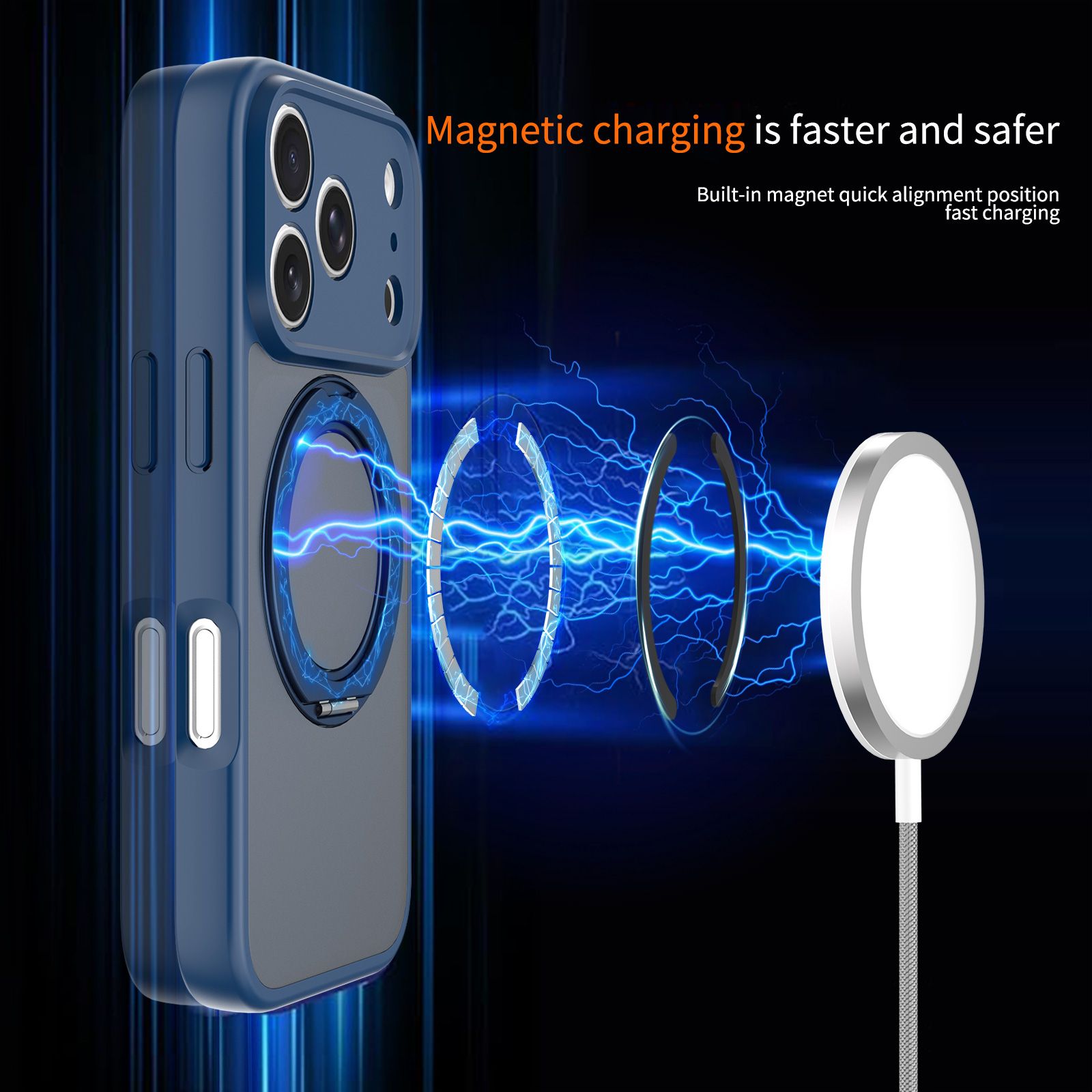 Orbit Frost 360° Rotating Stand Skin-Feel Case — 336
