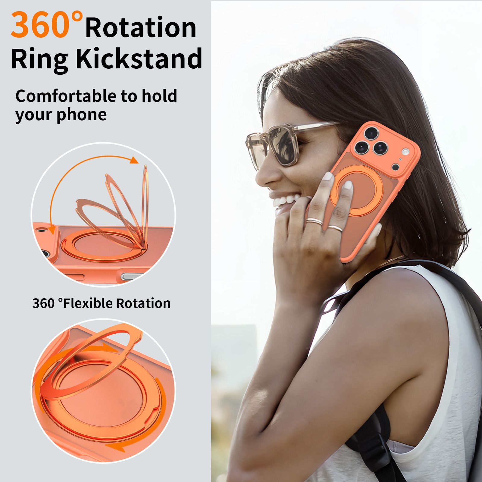 Orbit Frost 360° Rotating Stand Skin-Feel Case — 348