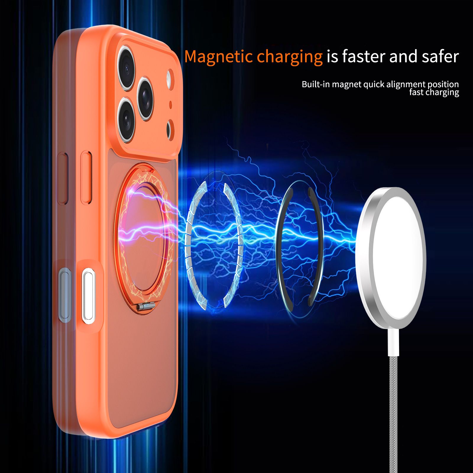 Orbit Frost 360° Rotating Stand Skin-Feel Case — 350