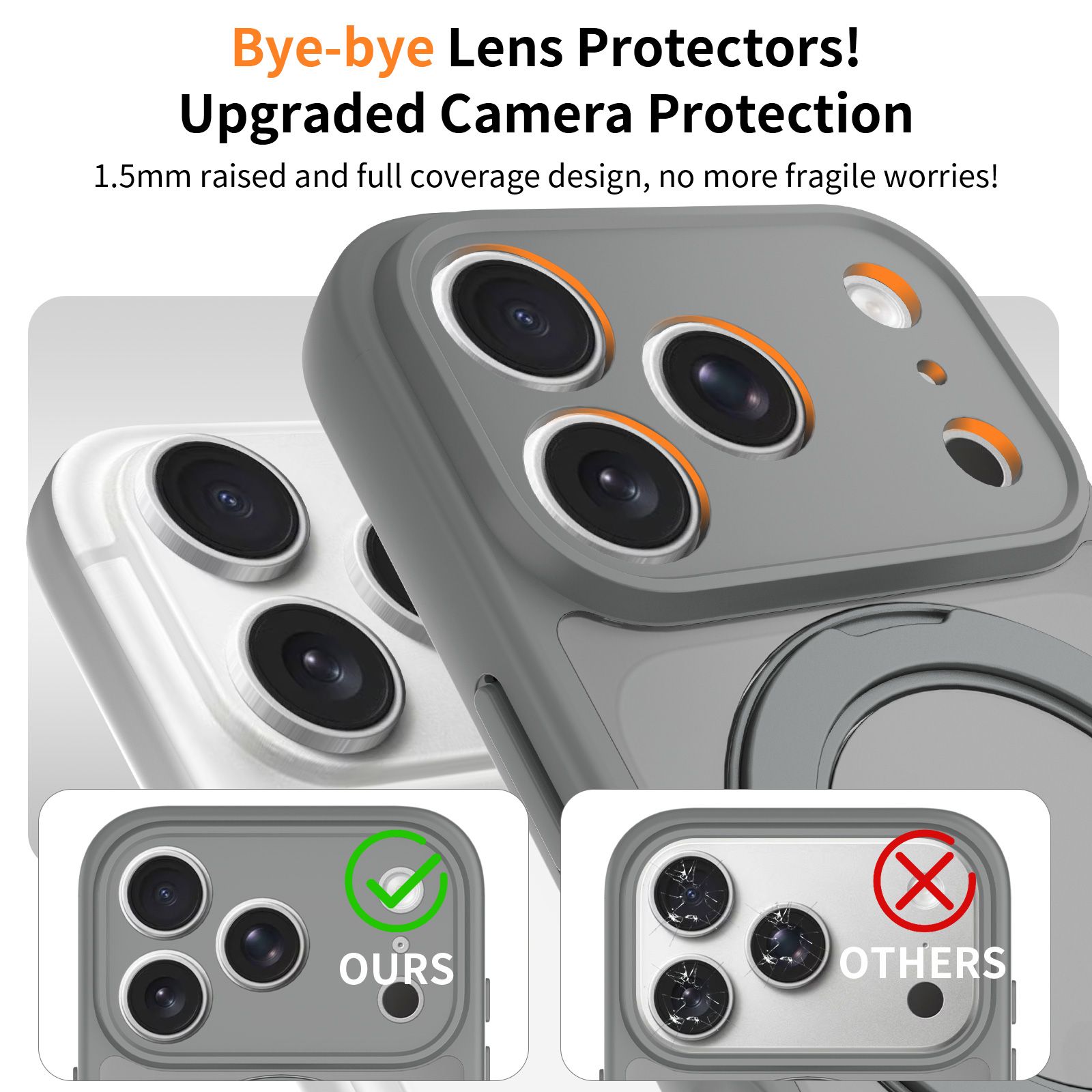 Orbit Frost 360° Rotating Stand Skin-Feel Case — 342