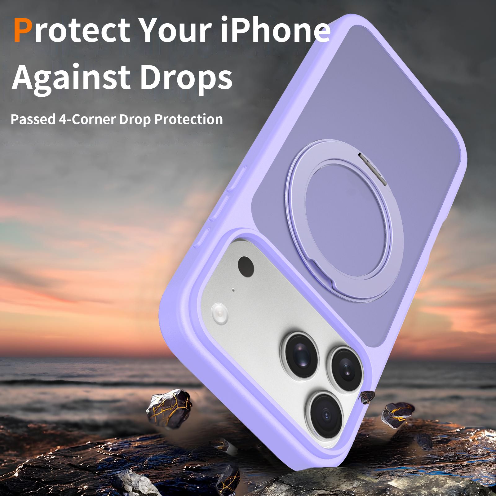 Orbit Frost 360° Rotating Stand Skin-Feel Case — 210