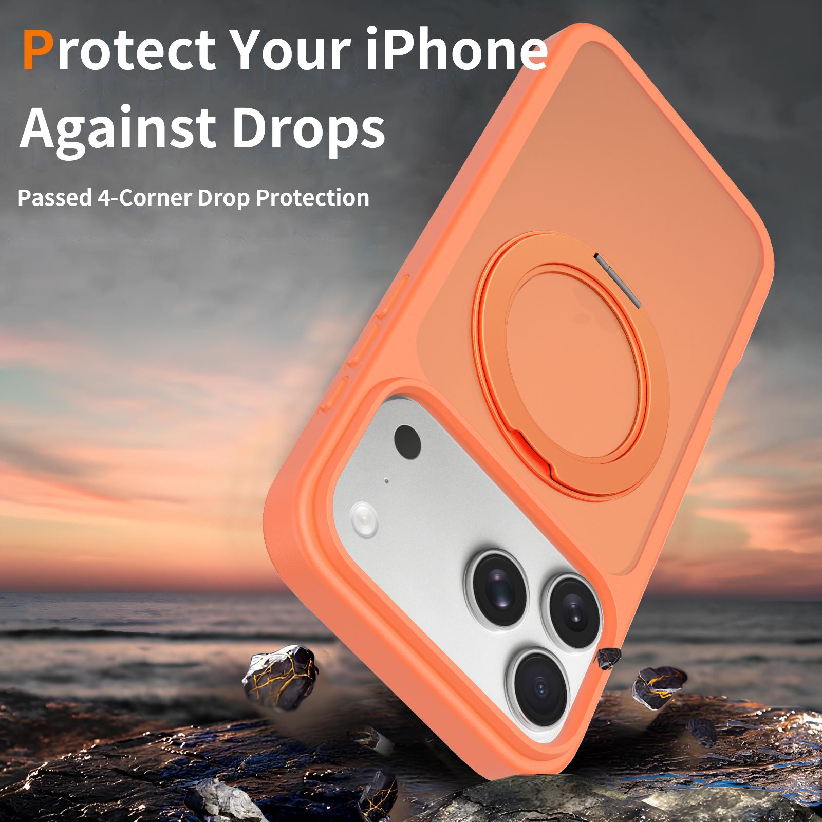 Orbit Frost 360° Rotating Stand Skin-Feel Case — 216