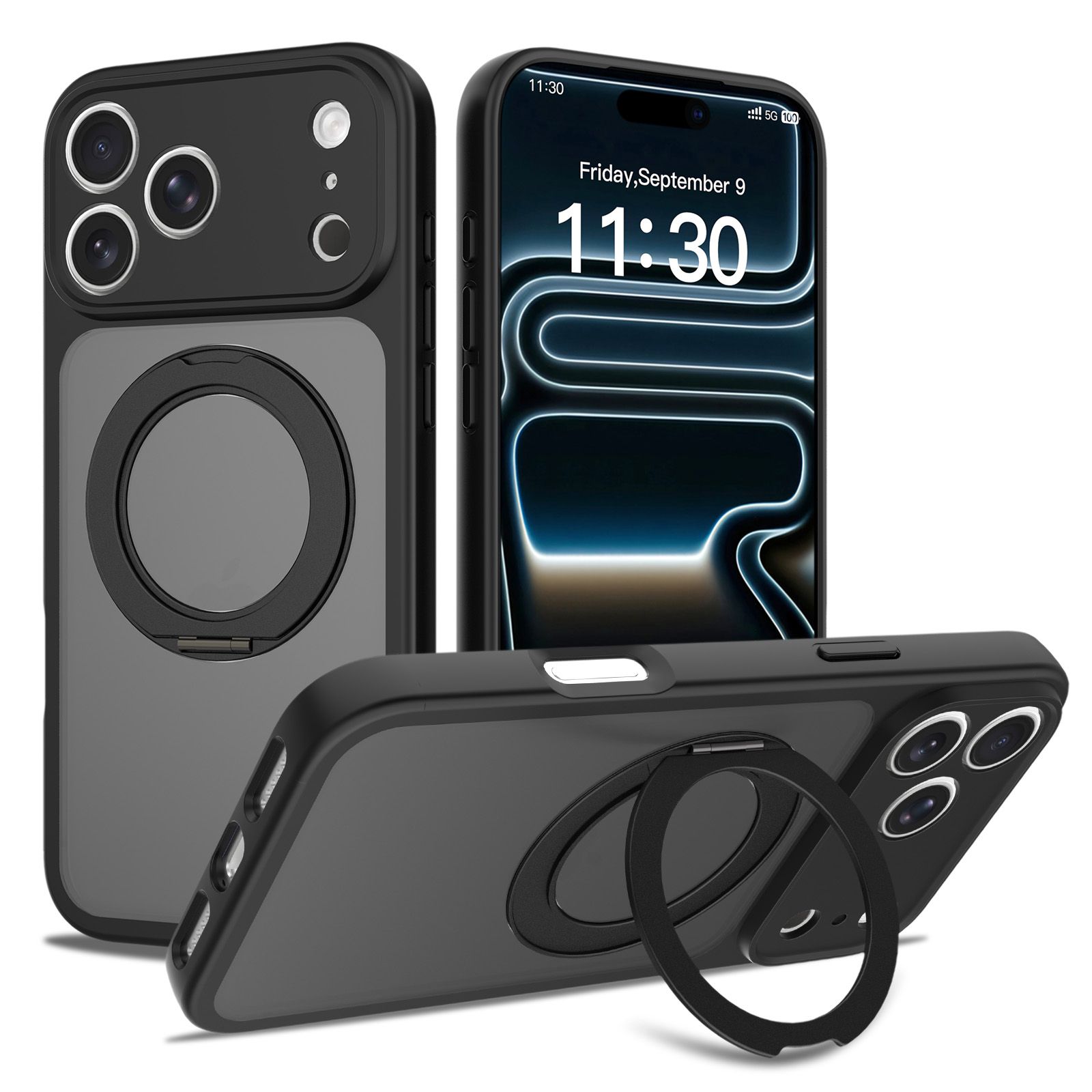 Orbit Frost 360° Rotating Stand Skin-Feel Case — 397