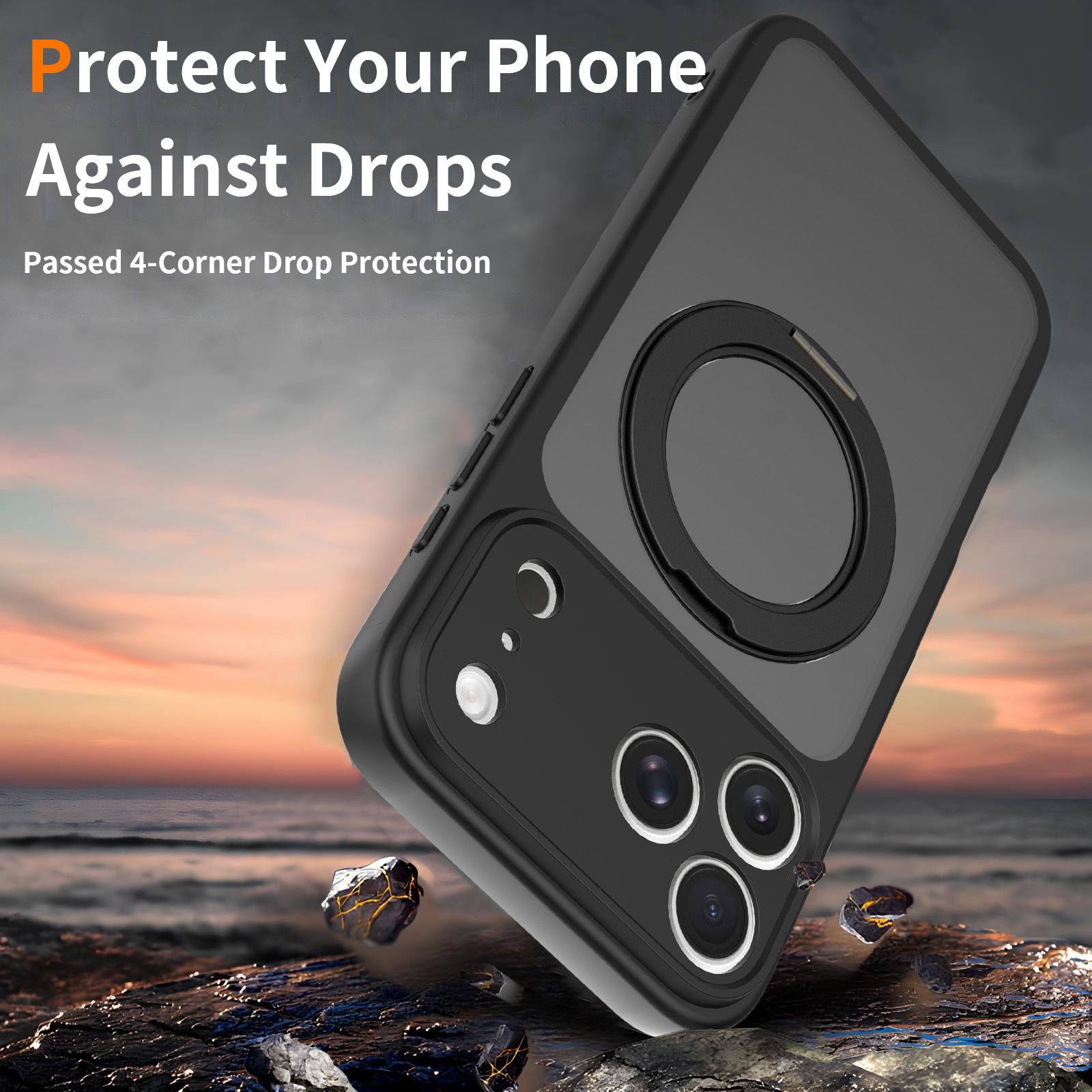 Orbit Frost 360° Rotating Stand Skin-Feel Case — 398