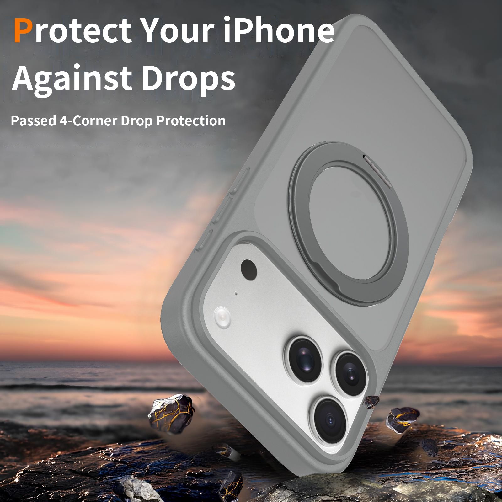 Orbit Frost 360° Rotating Stand Skin-Feel Case — 204