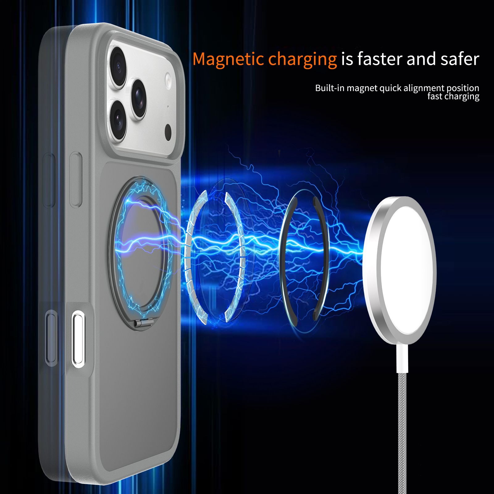 Orbit Frost 360° Rotating Stand Skin-Feel Case — 206