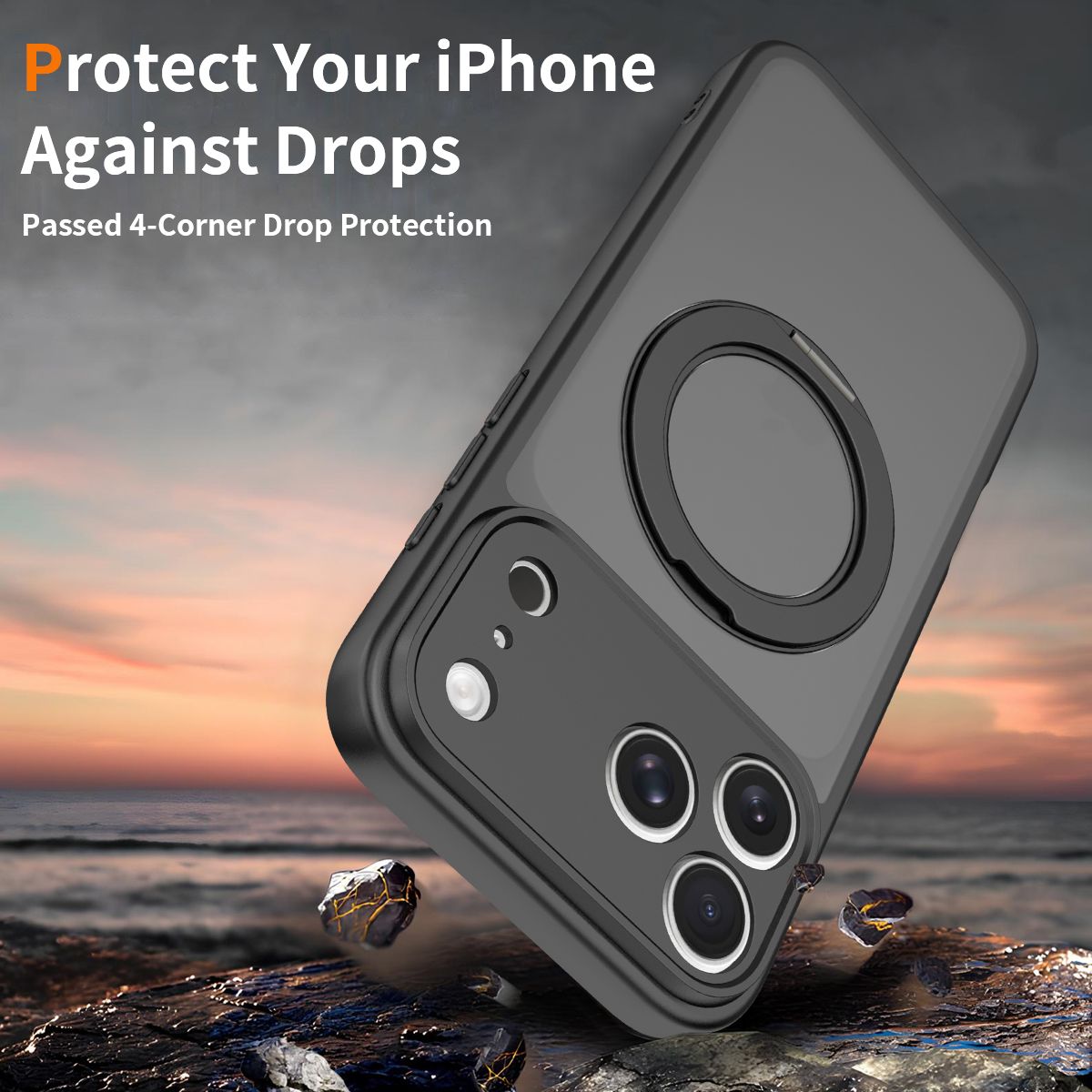 Orbit Frost 360° Rotating Stand Skin-Feel Case — 354