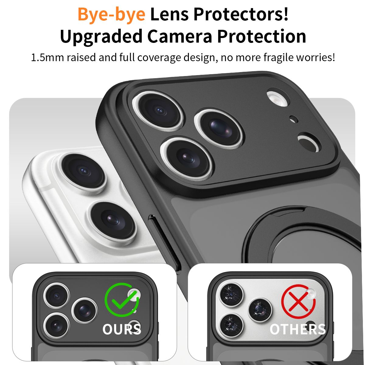 Orbit Frost 360° Rotating Stand Skin-Feel Case — 356