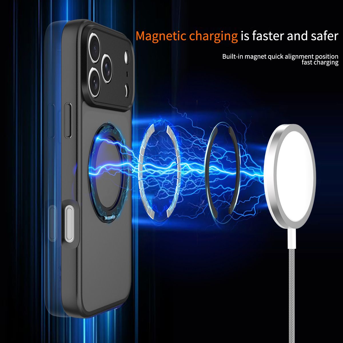 Orbit Frost 360° Rotating Stand Skin-Feel Case — 357