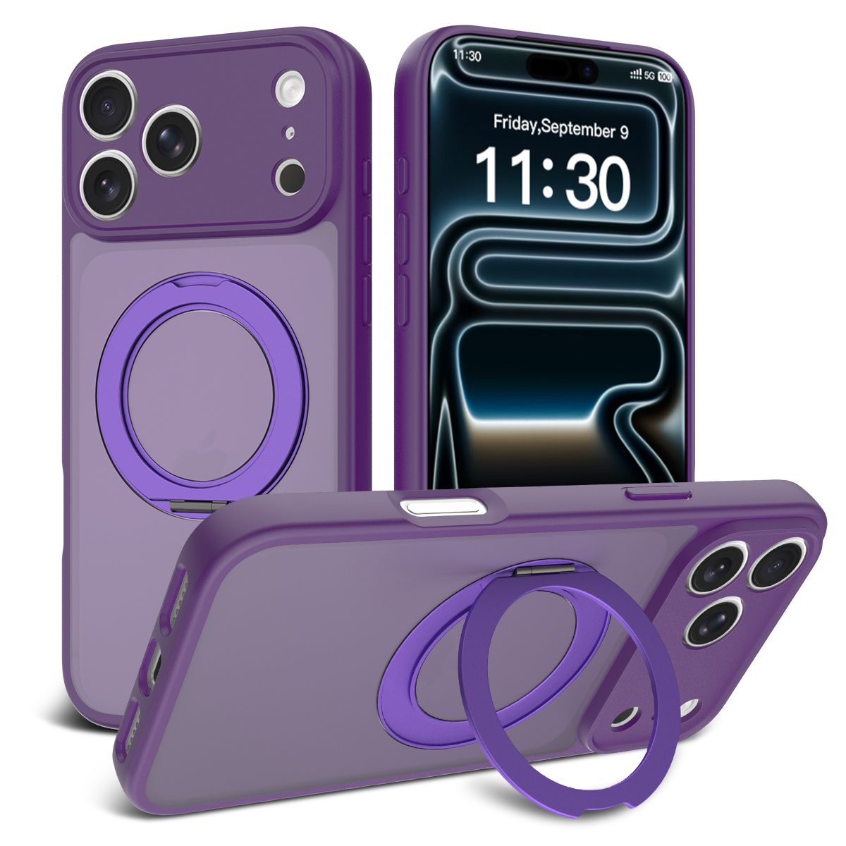 Orbit Frost 360° Rotating Stand Skin-Feel Case — 369