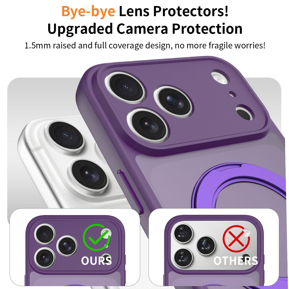 Orbit Frost 360° Rotating Stand Skin-Feel Case — 372