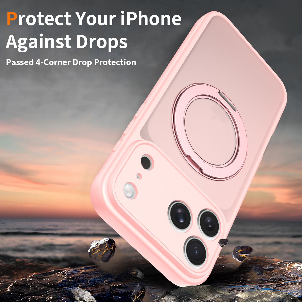 Orbit Frost 360° Rotating Stand Skin-Feel Case — 363