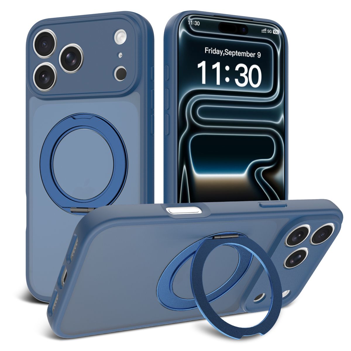 Orbit Frost 360° Rotating Stand Skin-Feel Case — 376