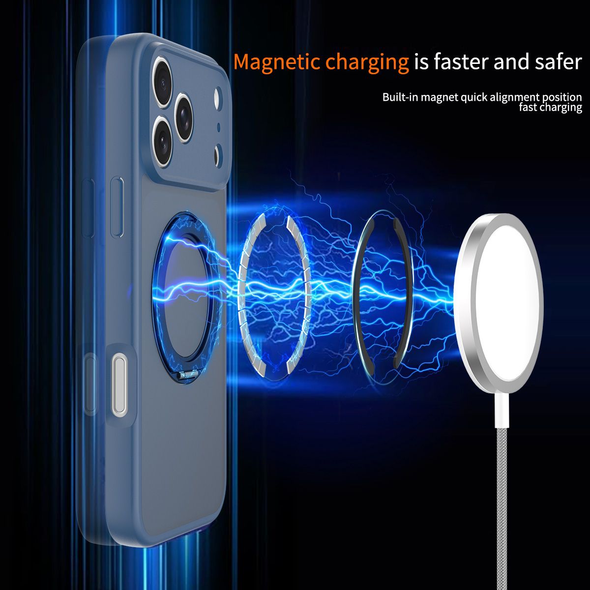Orbit Frost 360° Rotating Stand Skin-Feel Case — 380