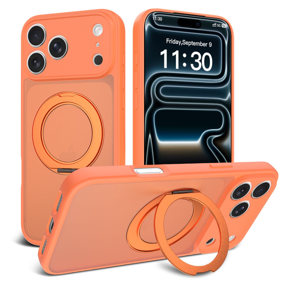 Orbit Frost 360° Rotating Stand Skin-Feel Case — 390