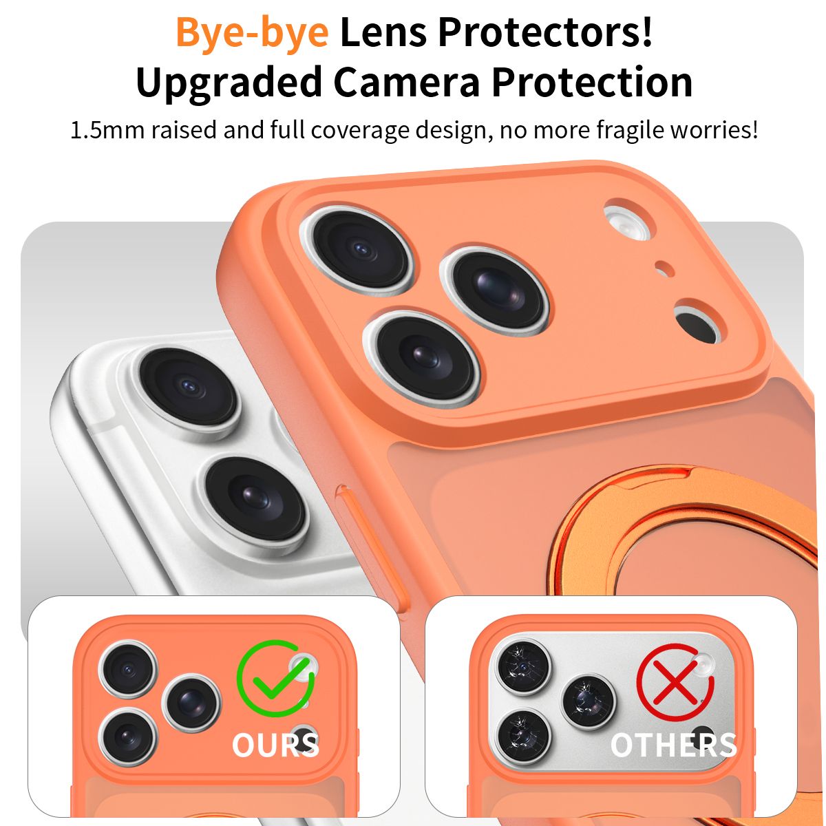 Orbit Frost 360° Rotating Stand Skin-Feel Case — 393