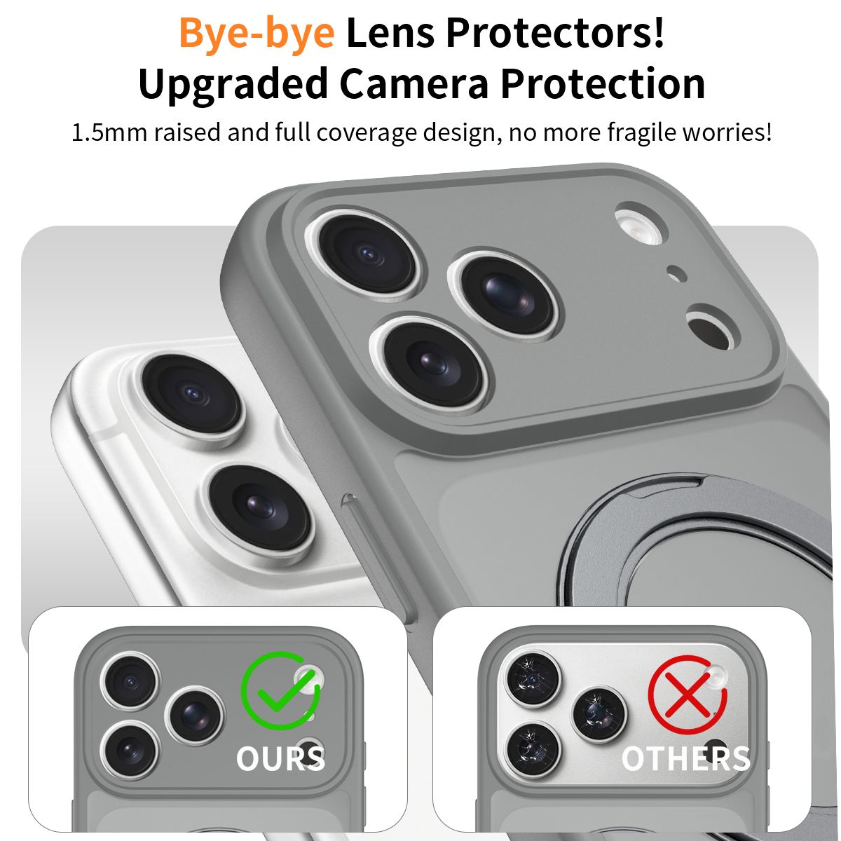 Orbit Frost 360° Rotating Stand Skin-Feel Case — 386
