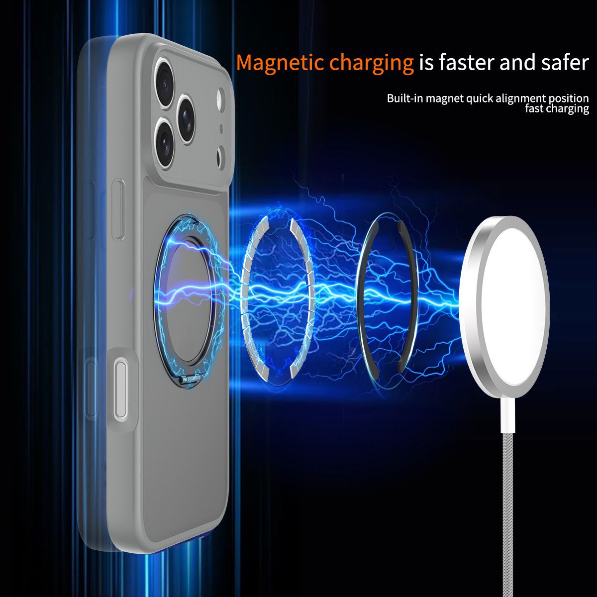 Orbit Frost 360° Rotating Stand Skin-Feel Case — 387