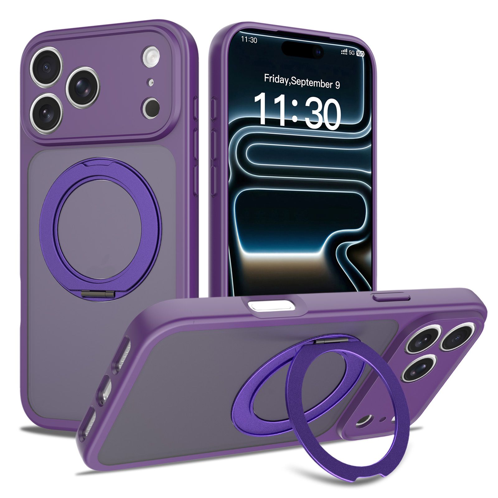 Orbit Frost 360° Rotating Stand Skin-Feel Case — 411