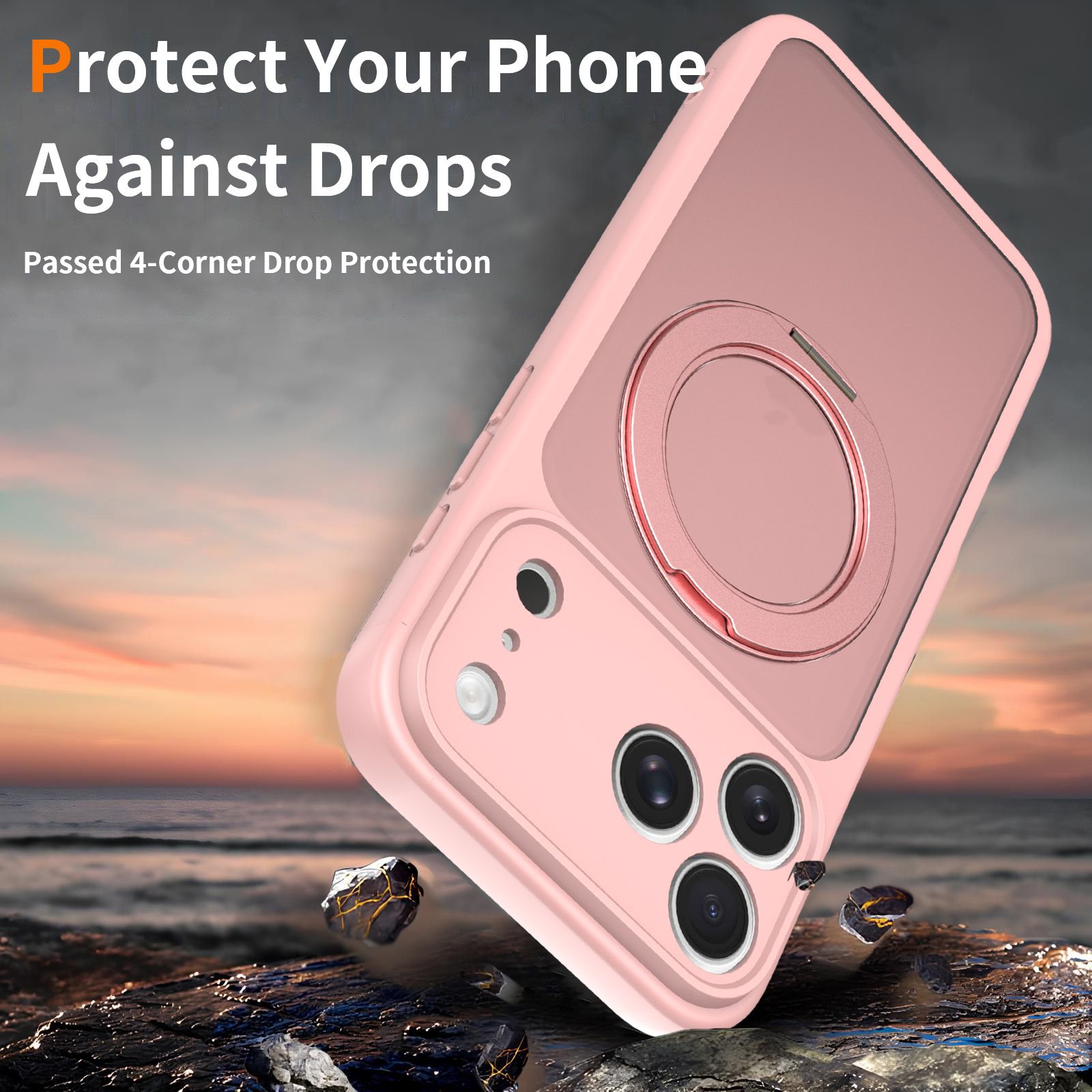 Orbit Frost 360° Rotating Stand Skin-Feel Case — 406