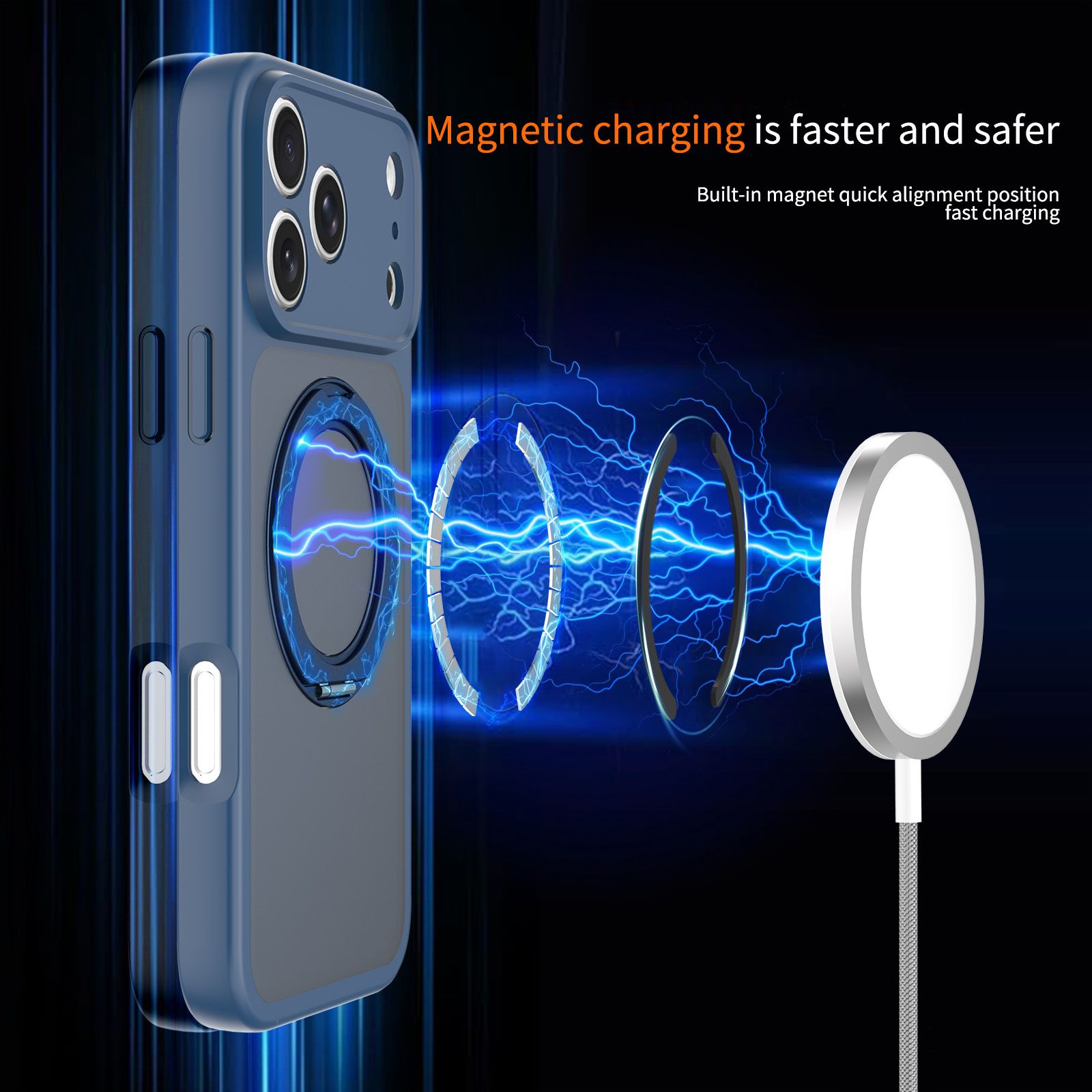 Orbit Frost 360° Rotating Stand Skin-Feel Case — 420