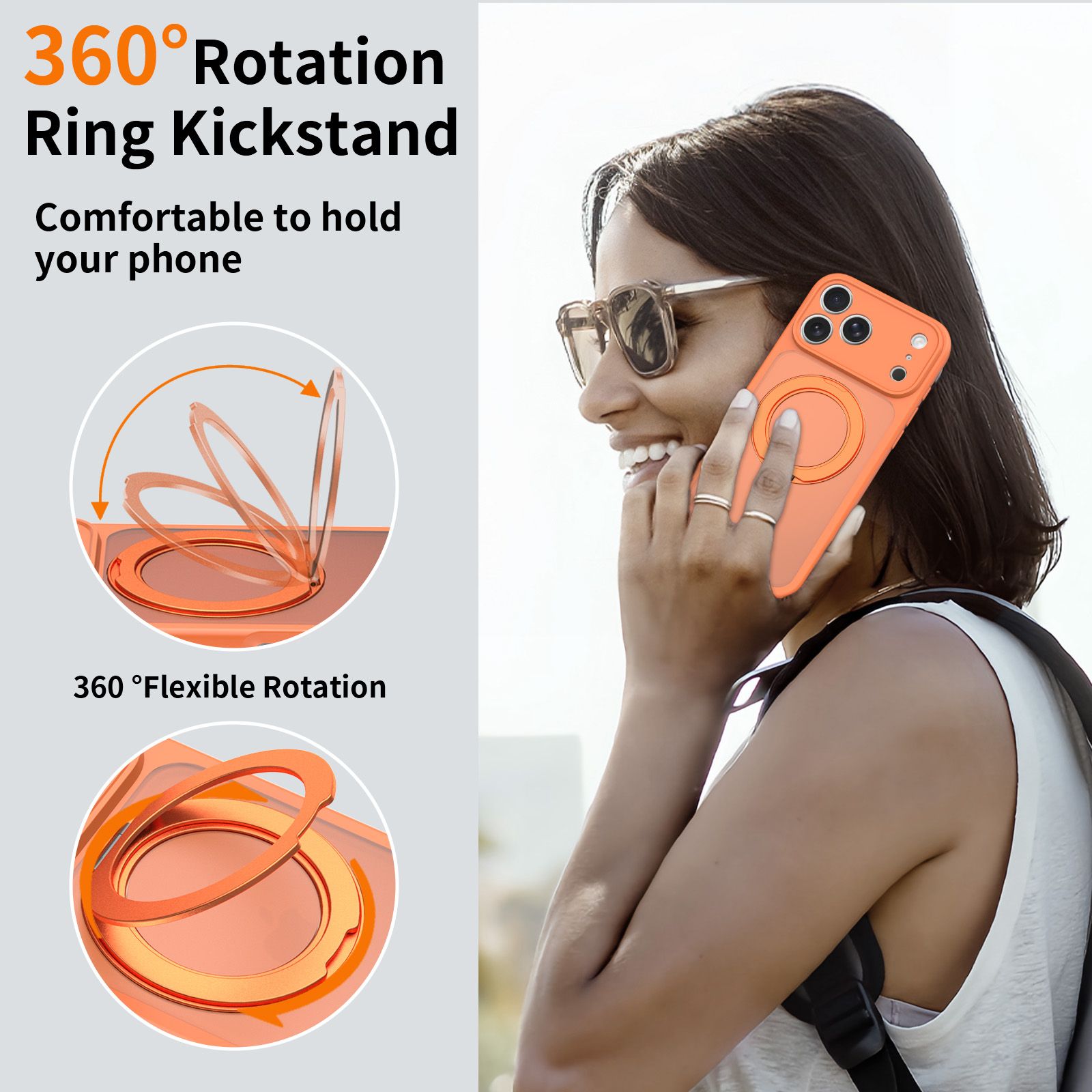 Orbit Frost 360° Rotating Stand Skin-Feel Case — 431