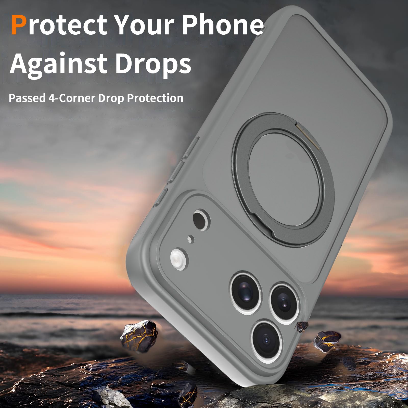 Orbit Frost 360° Rotating Stand Skin-Feel Case — 424