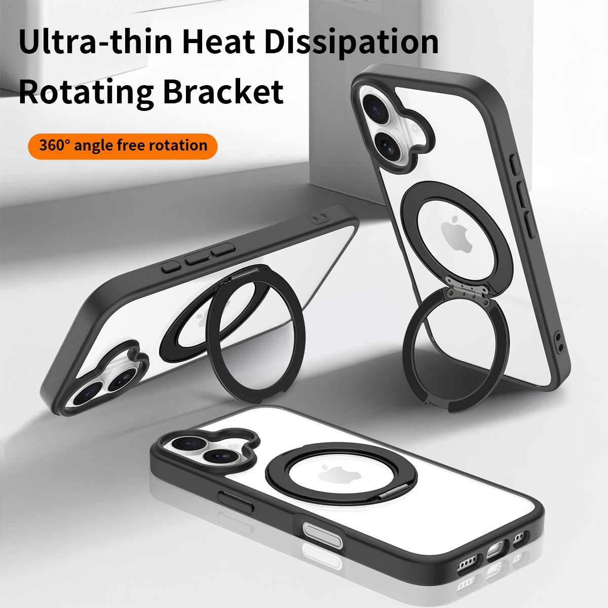 Orbit Prism 360° Rotating Stand Clear Case — 7