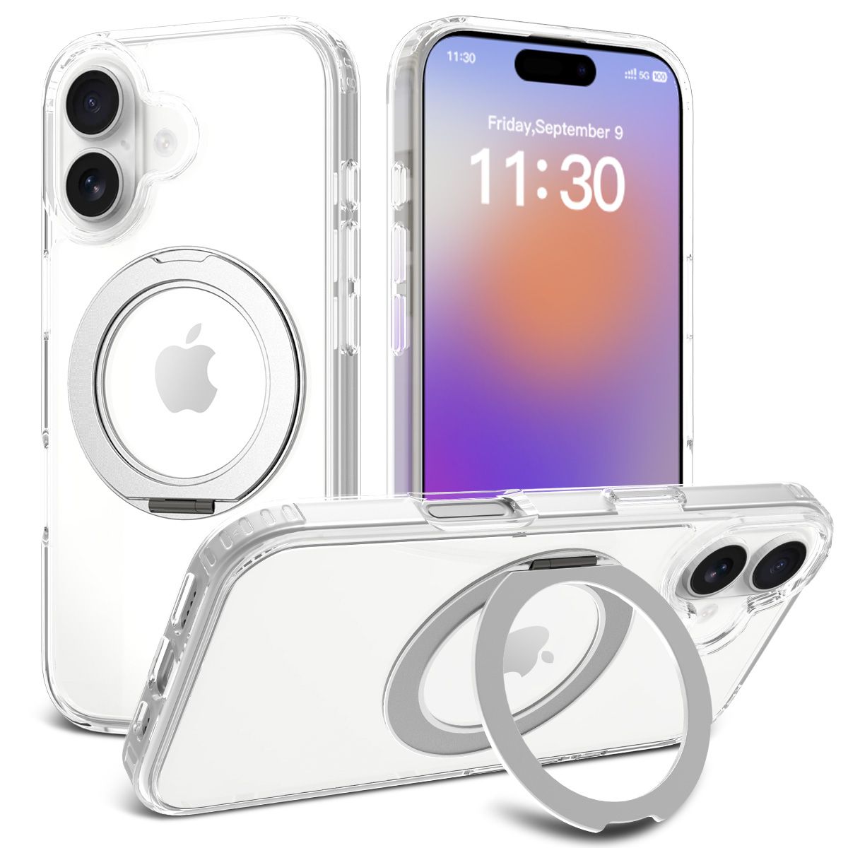 Orbit Prism 360° Rotating Stand Clear Case — 10