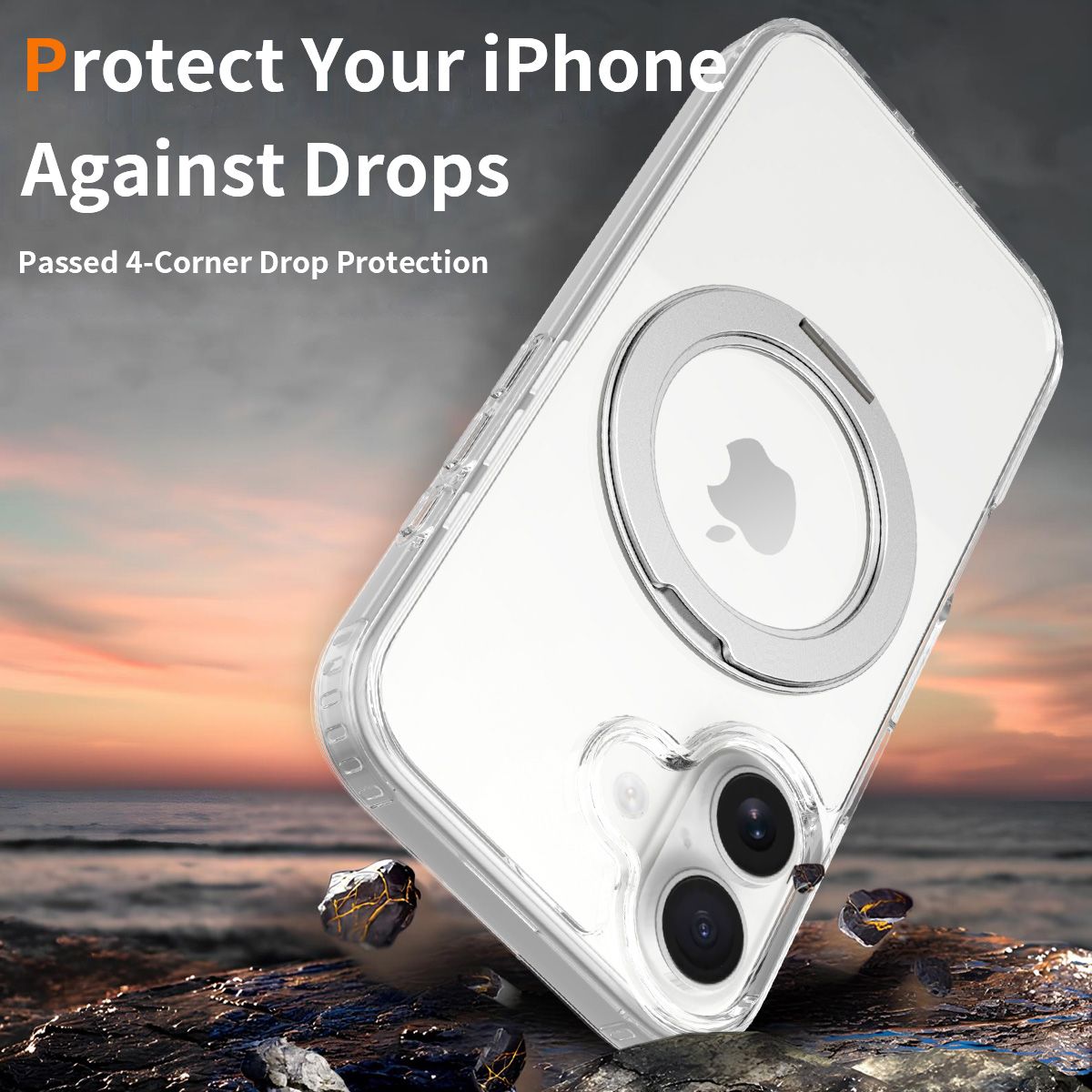 Orbit Prism 360° Rotating Stand Clear Case — 11
