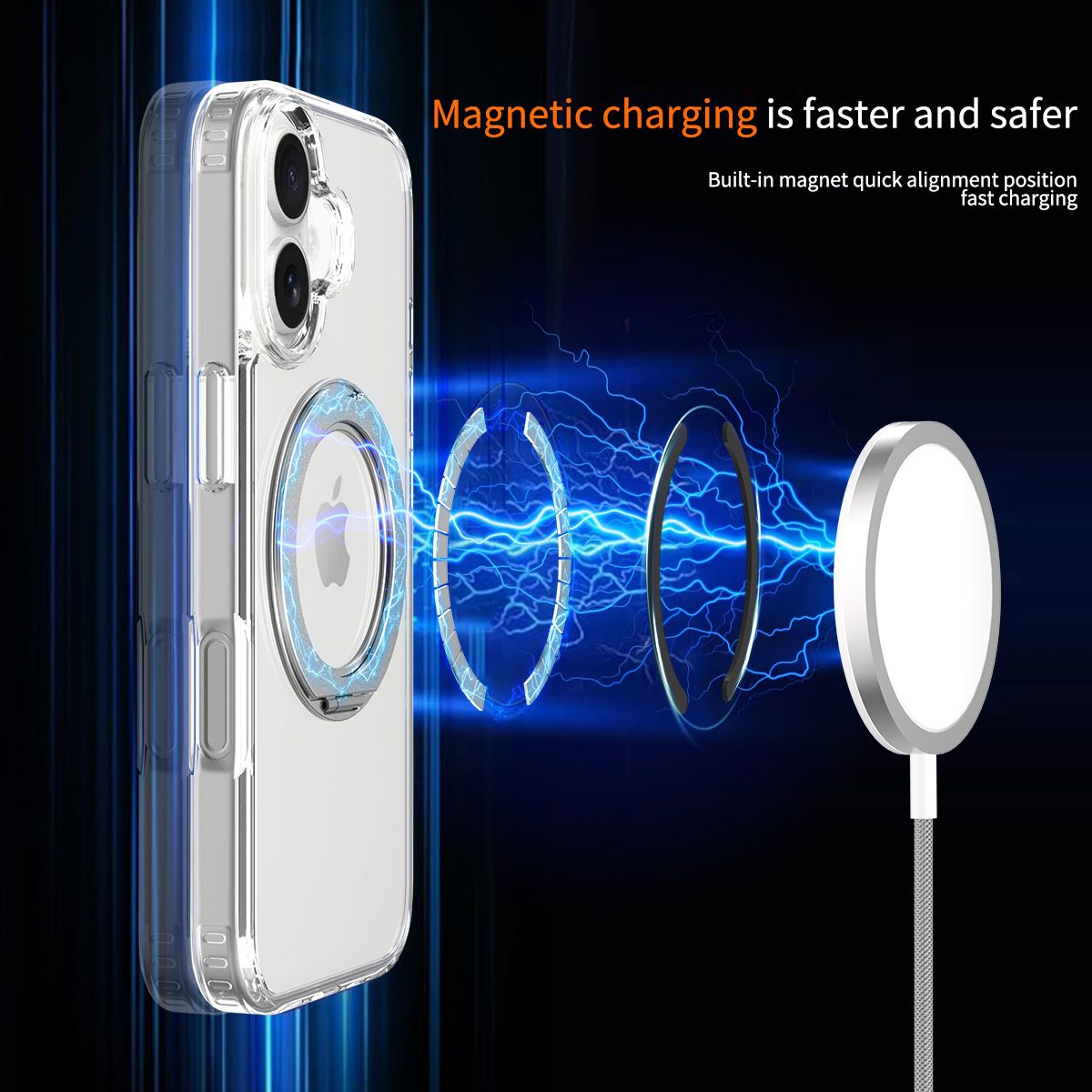 Orbit Prism 360° Rotating Stand Clear Case — 13