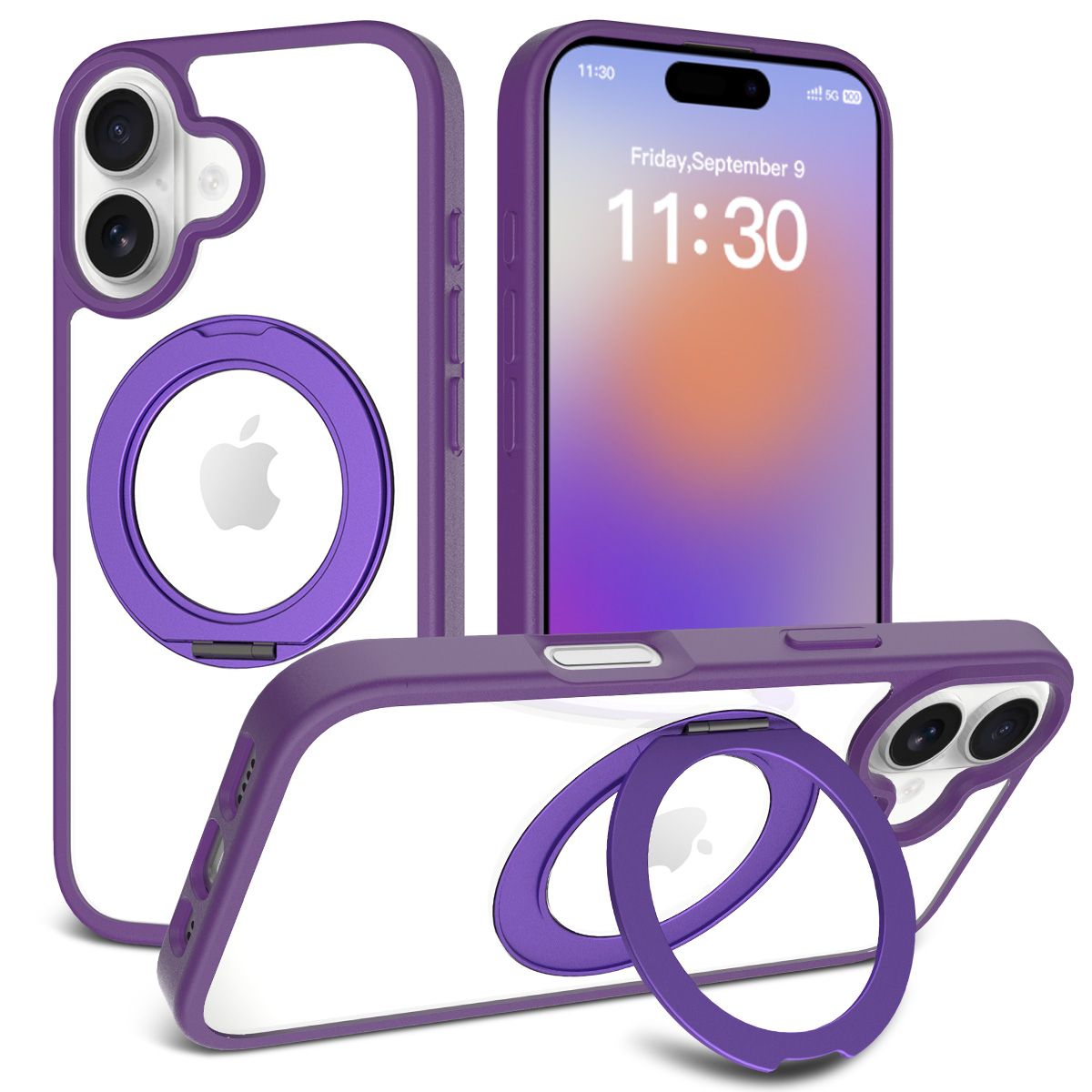 Orbit Prism 360° Rotating Stand Clear Case — 22