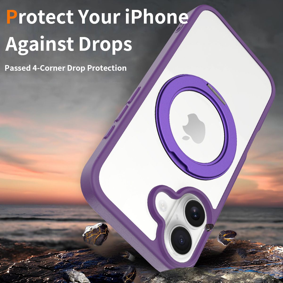 Orbit Prism 360° Rotating Stand Clear Case — 23