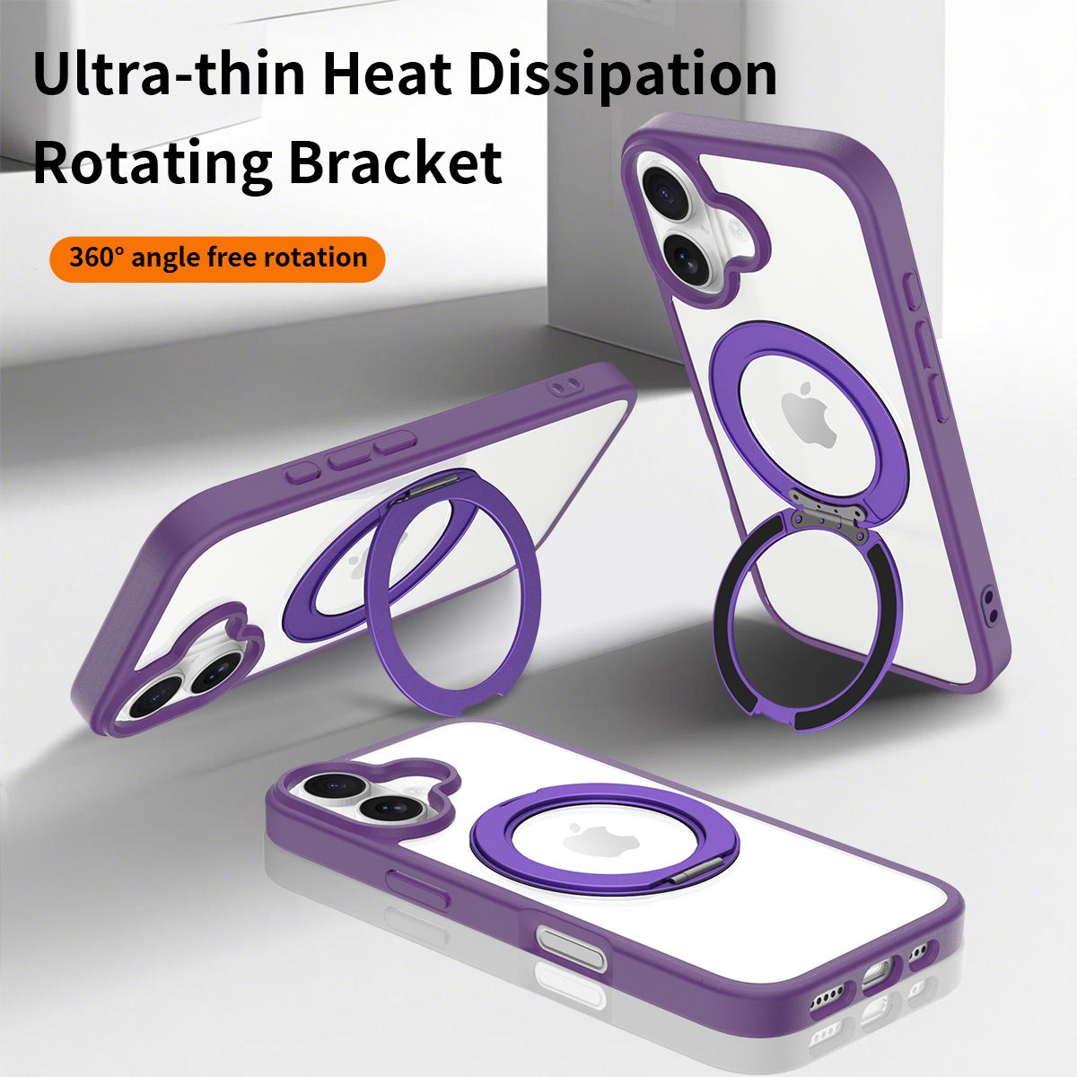 Orbit Prism 360° Rotating Stand Clear Case — 27