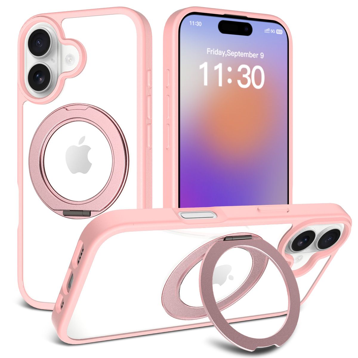 Orbit Prism 360° Rotating Stand Clear Case — 16