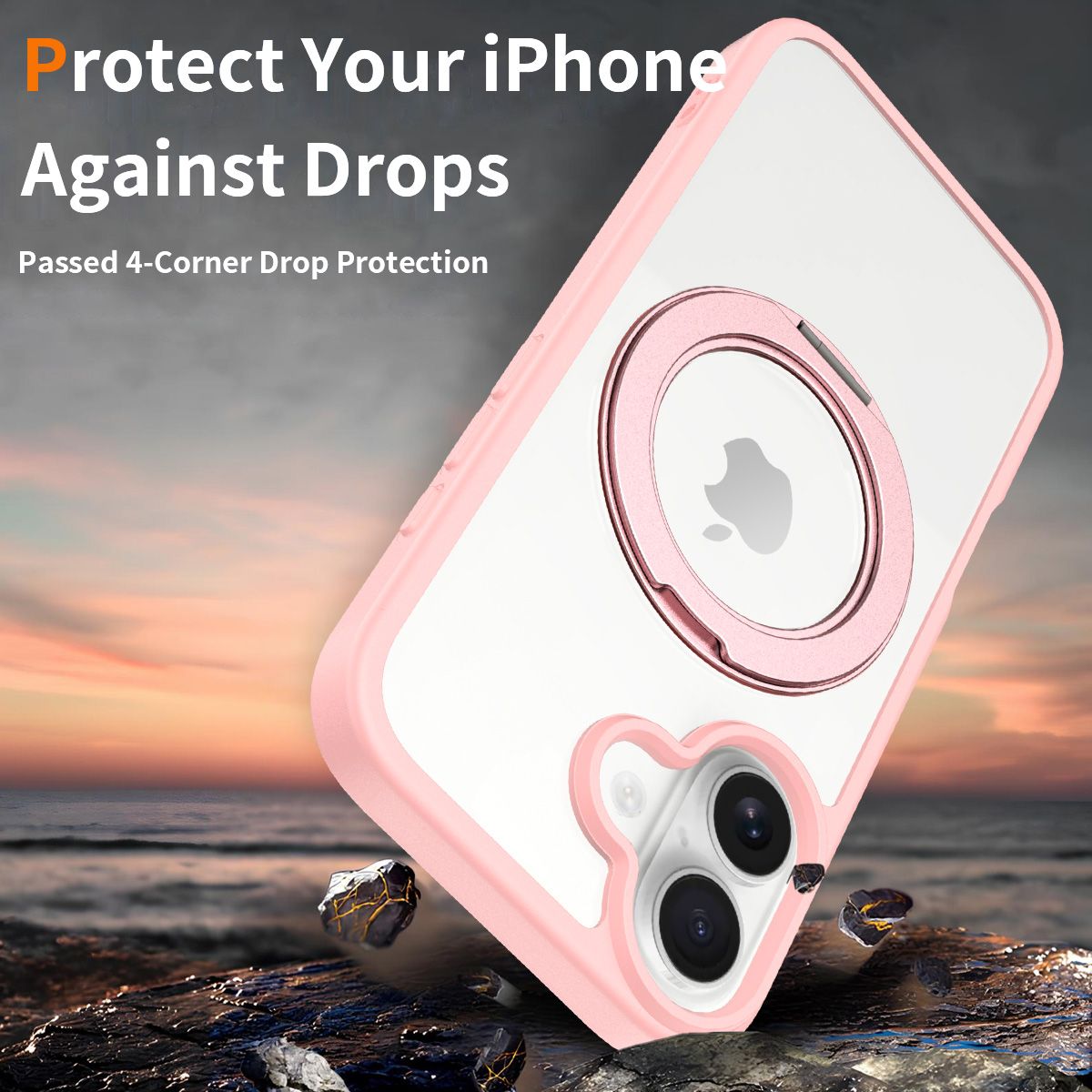 Orbit Prism 360° Rotating Stand Clear Case — 17