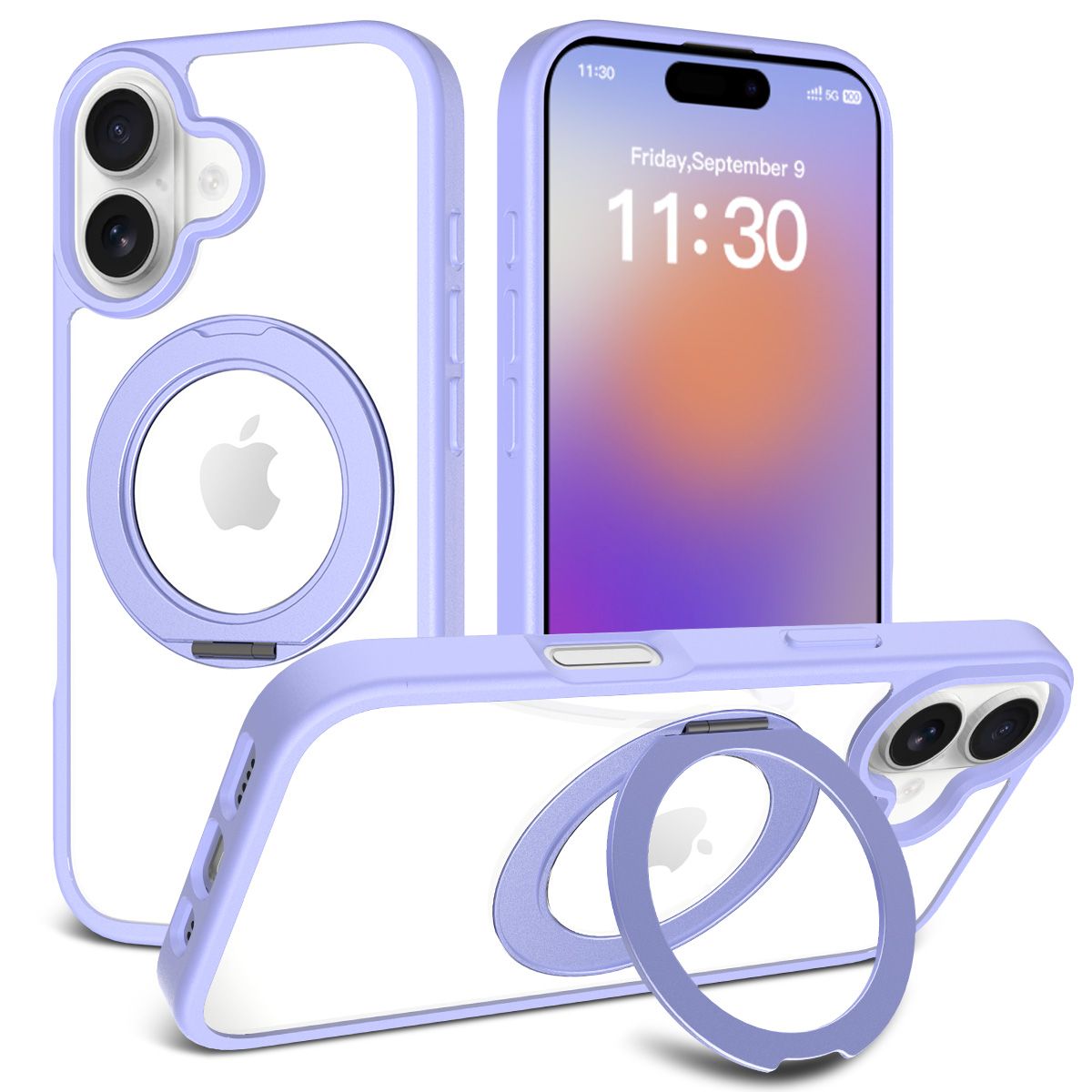 Orbit Prism 360° Rotating Stand Clear Case — 40