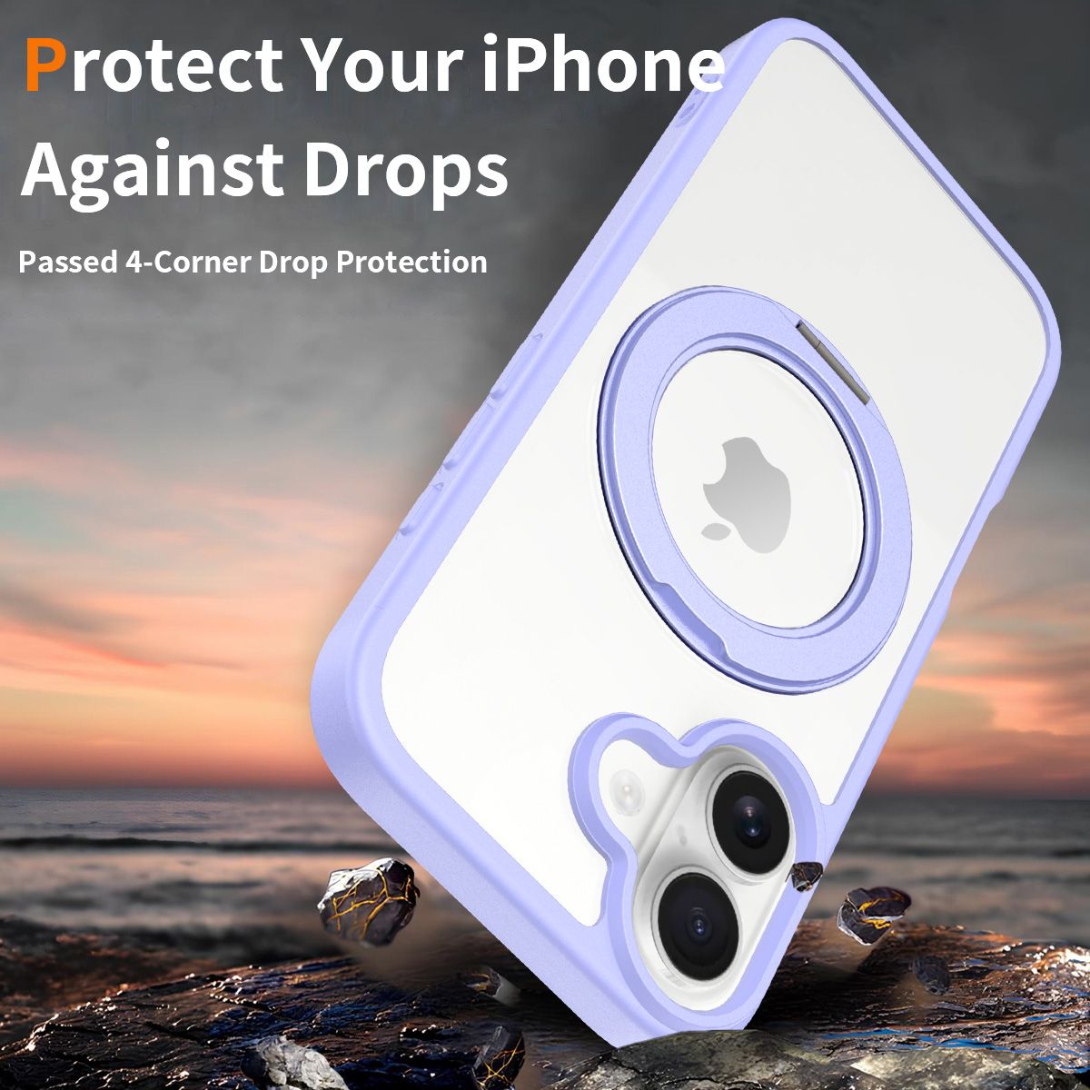 Orbit Prism 360° Rotating Stand Clear Case — 41