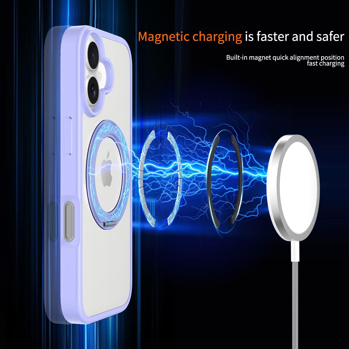 Orbit Prism 360° Rotating Stand Clear Case — 43