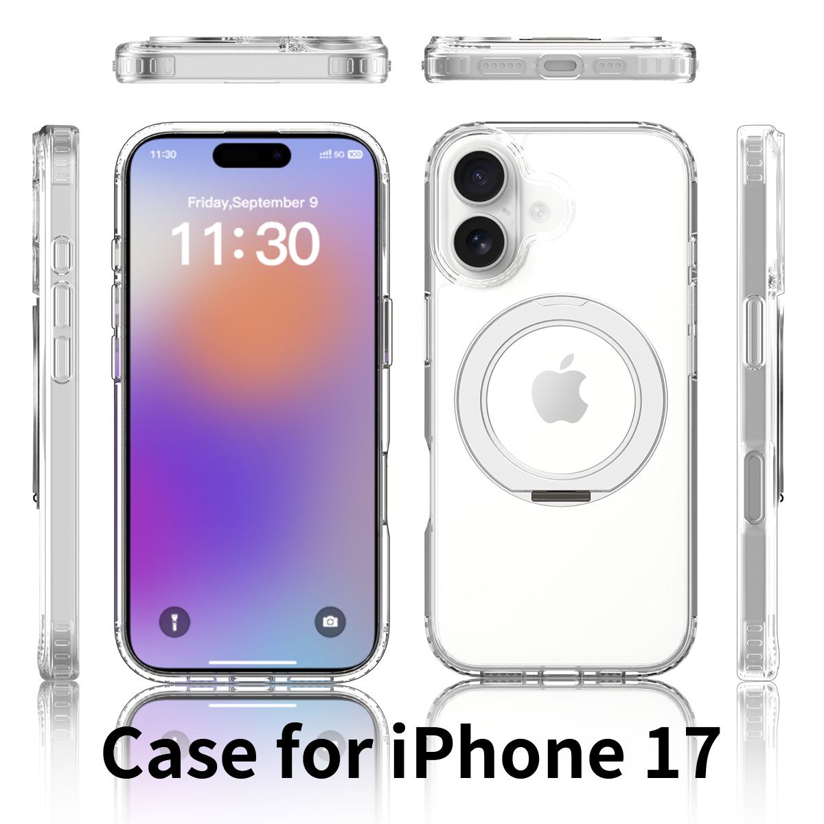 Orbit Prism 360° Rotating Stand Clear Case — 9