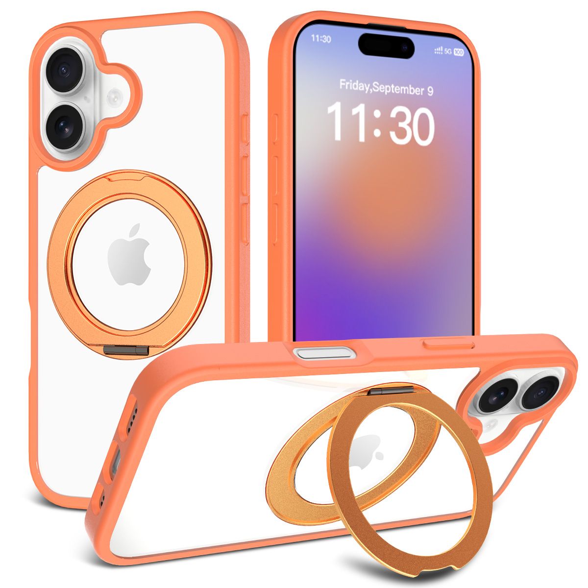 Orbit Prism 360° Rotating Stand Clear Case — 46