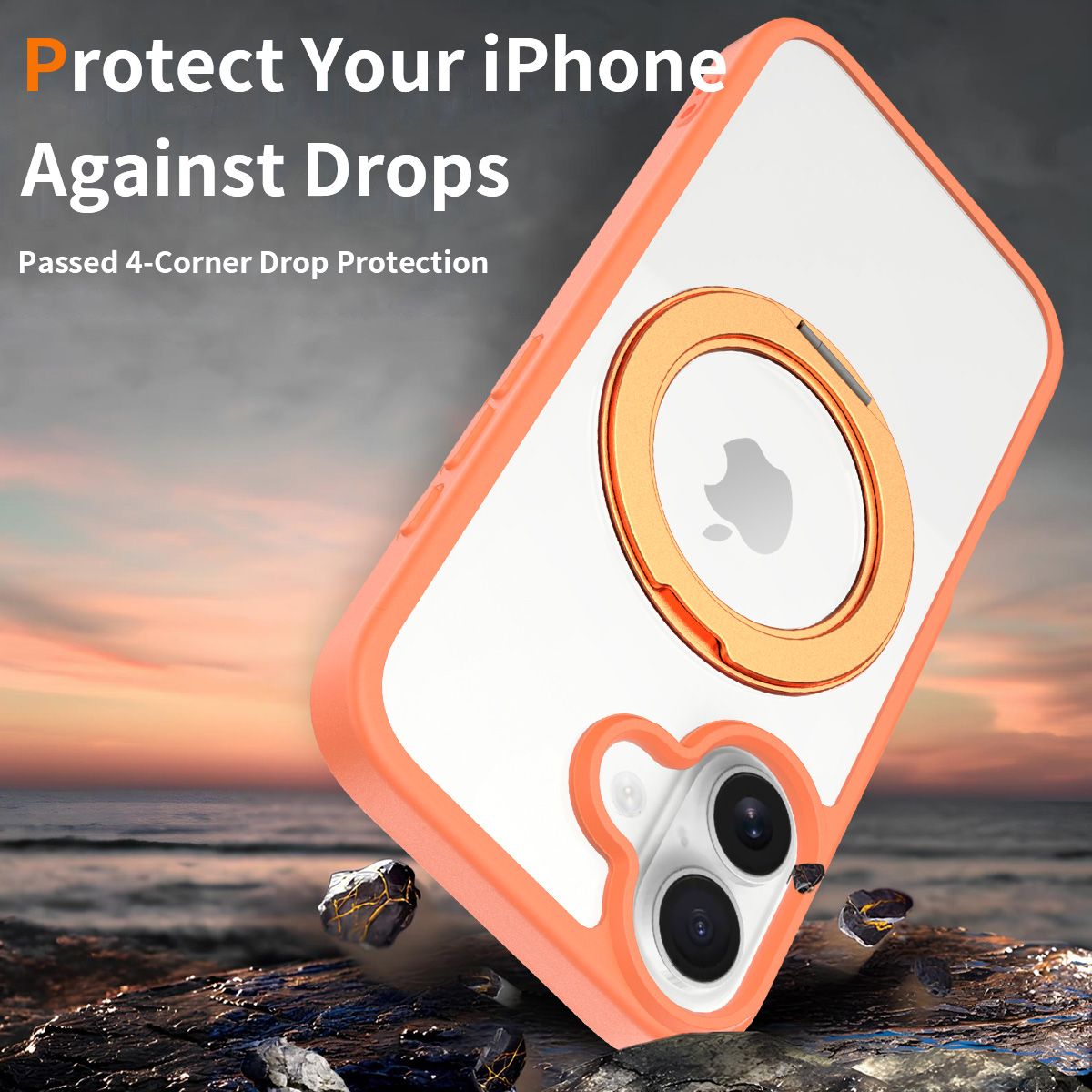 Orbit Prism 360° Rotating Stand Clear Case — 47
