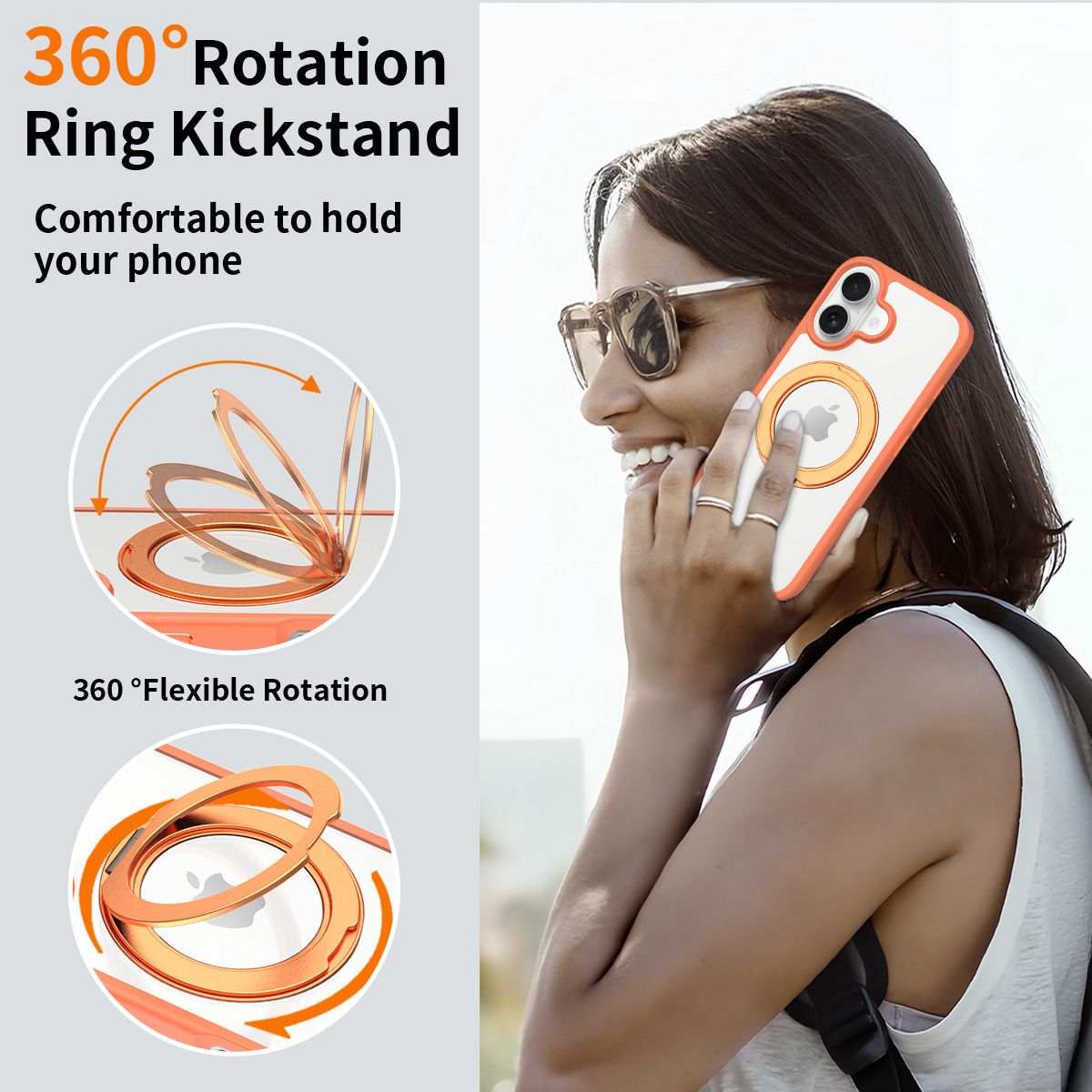 Orbit Prism 360° Rotating Stand Clear Case — 48