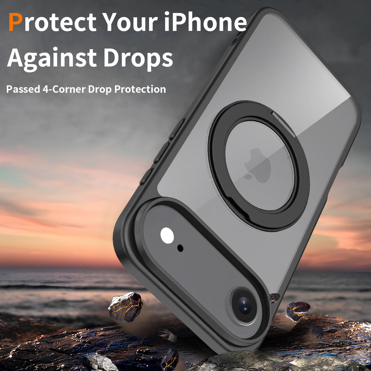 Orbit Prism 360° Rotating Stand Clear Case — 53