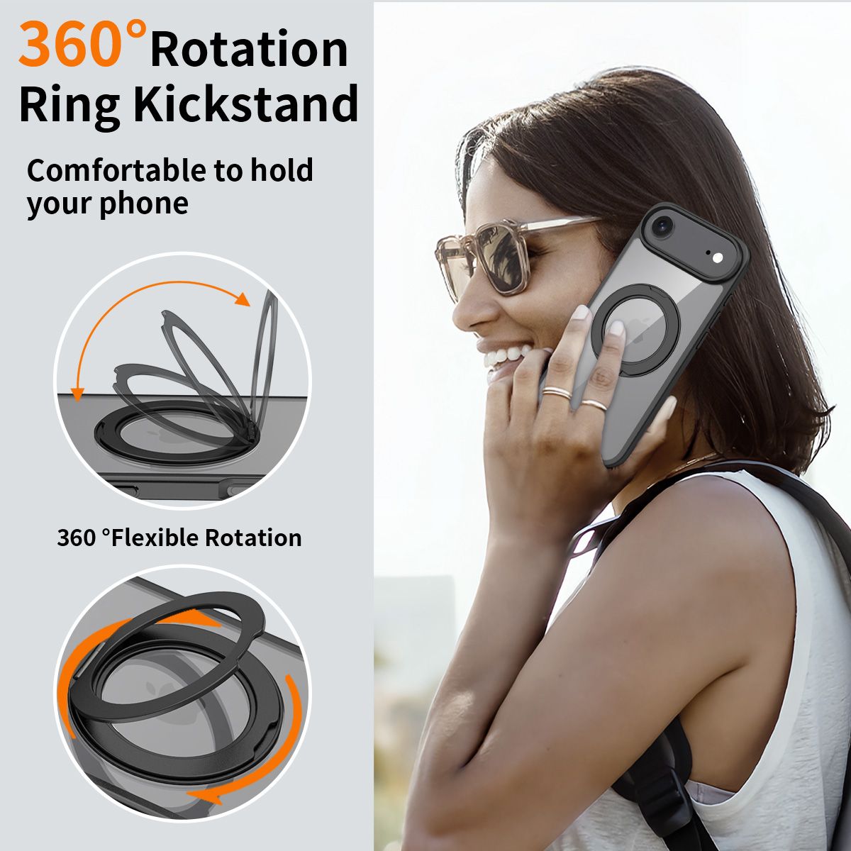 Orbit Prism 360° Rotating Stand Clear Case — 54