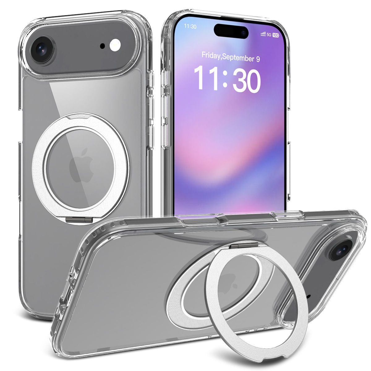 Orbit Prism 360° Rotating Stand Clear Case — 60