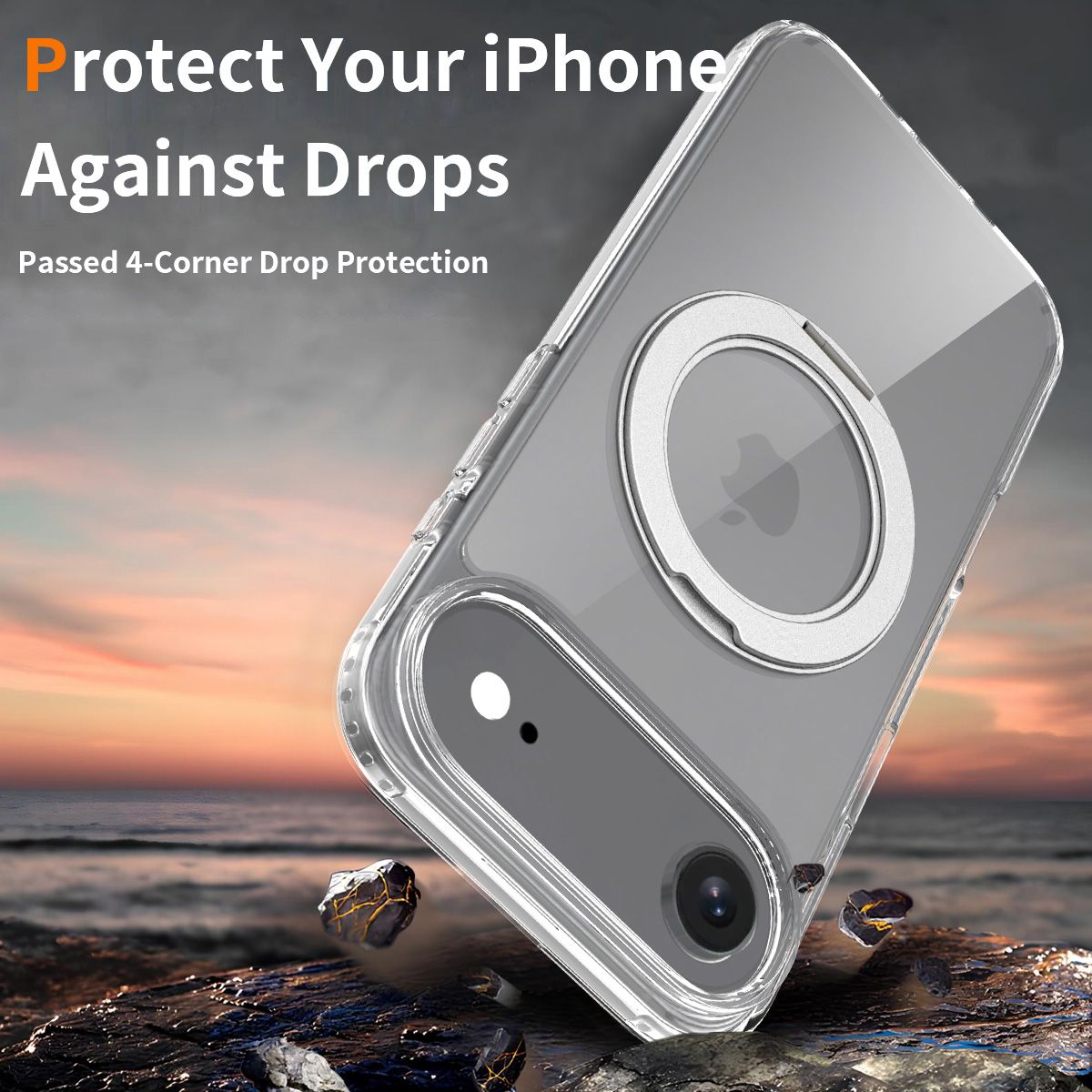 Orbit Prism 360° Rotating Stand Clear Case — 61